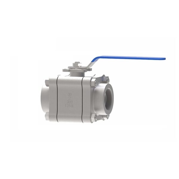 شیر توپی فشار قوی فولادی 3D VALVE مدل NPT